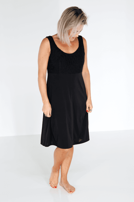 Amy black underdress