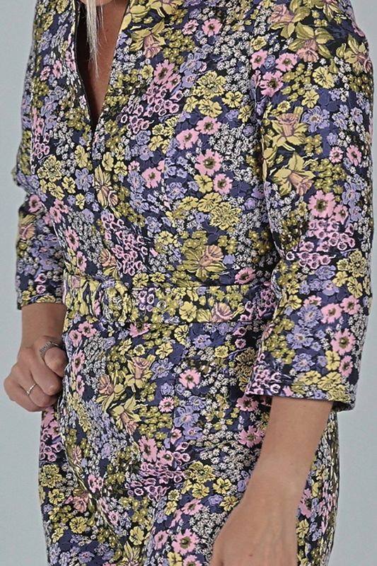Mina blomstret elegant kjole