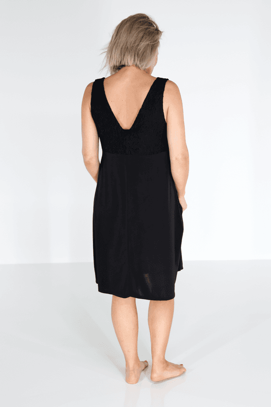 Amy black underdress