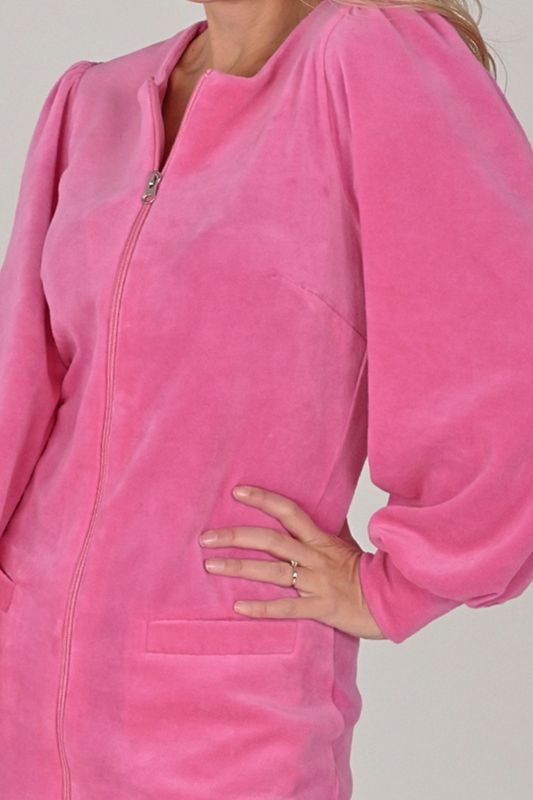Vendela rosa velurkjole / jakke